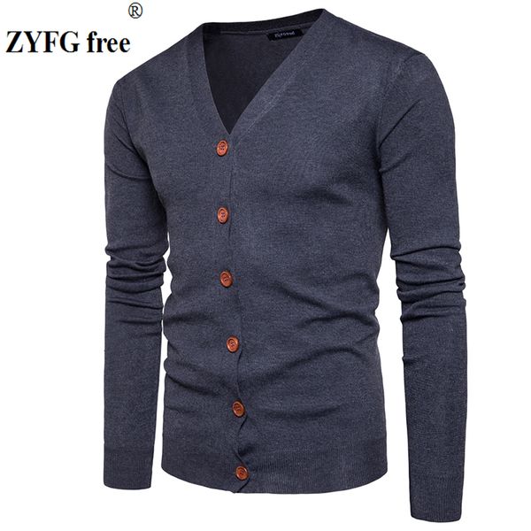 

men button cardigans sweaters 2019 new casual men solid pullover v collar thick cashmere sweater outerwear clothing eu/us size sh190930, White;black