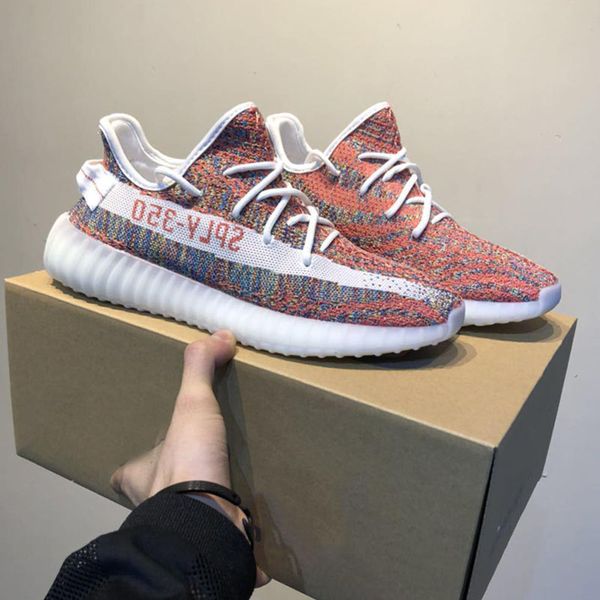 

2019 Static 350 V2 Butter Semi Frozen Yellow Blue Tint Beluga 2.0 Zebra Cream White V2 350 Mens Women Kanye West Outdoor Shoes