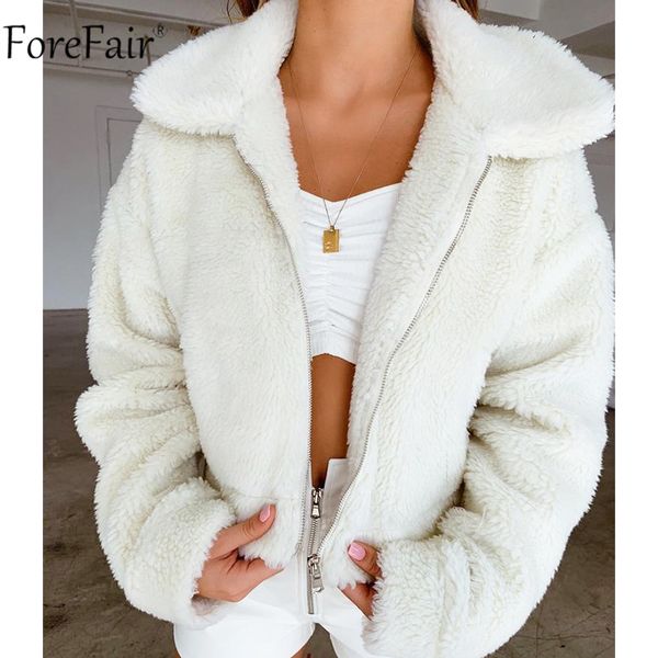 

forefair winter autumn women lapel zipper pocket jacket coat outwear loose oversize black red casual crop jacket, Black;brown