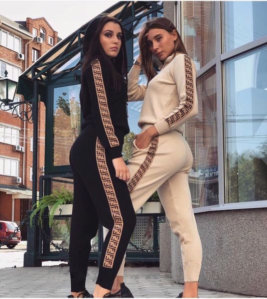 

women two piece outfits casual tracksuit hoodies women long sleeve crop drawstring pants streetwear sweatsuit s-xl, White