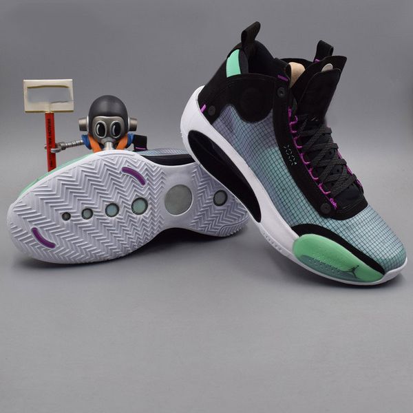 

air retro jordan 34 mens basketball shoes 34 xxxiv blue void 34s eclipse sports sneakers trainers athletic size us 7-12