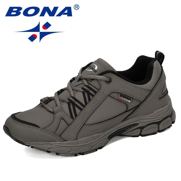 

bona 2020 new designer action leather running shoes men sneakers outdoor sport shoes professional training jogging shoes