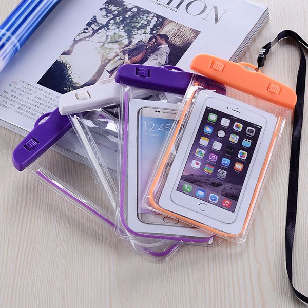 

водонепроницаемый чехол для телефона, универсальный водонепроницаемый чехол, чехол для мобильного телефона, Black;red