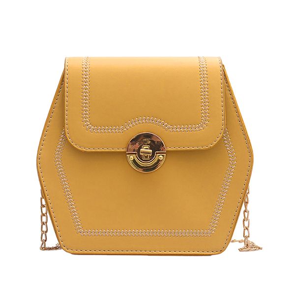 

crossbody bags for women solid color leather tote chain saddle bag shoulder messenger bag