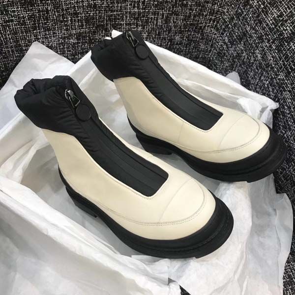 

2020 designer shoes fashion winter boots warm fur boots white black legend snow beach leather and fur casual shoes