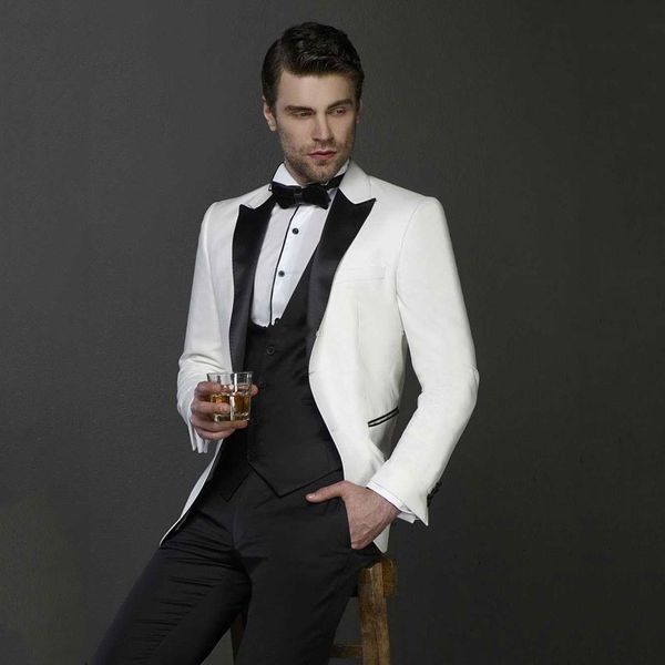 

итальянский black peak design мужские костюмы для свадьбы белый blazer грум tuxedos groomsmen outfit slim fit terno 3шт костюм мужчина для h, Black;gray