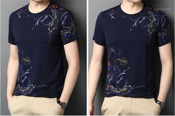 

дизайнер tshirts цветочные printed повседневный коротким рукавом экипаж шеи пуловер tshirts мода китайский тройники mens стиль, White;black