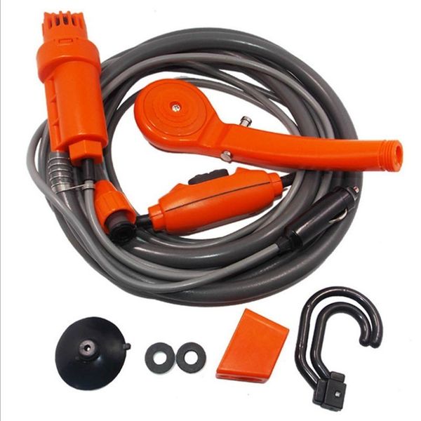 

12v car shower sprinkler portable car shower outdoor wash electric sprayer