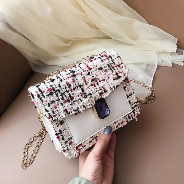 

luxury flap shoulder bags for women 2019 fashion leather chain cross body bag luxury design handbags women bags #15