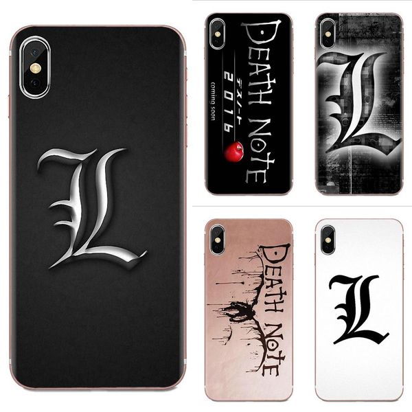 

custom ryuk death note rules logo for galaxy grand a3 a5 a7 a8 a9 a9s on5 on7 plus pro star 2015 2016 2017 2018 soft tpu mobile pouch