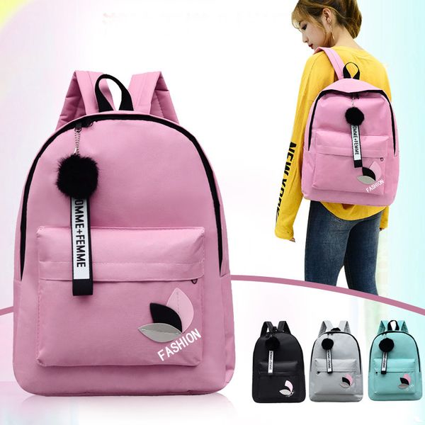 

school bag student bag 2020 new printed leaf backpack japan and south korea small fresh travel backpack satchel,school for