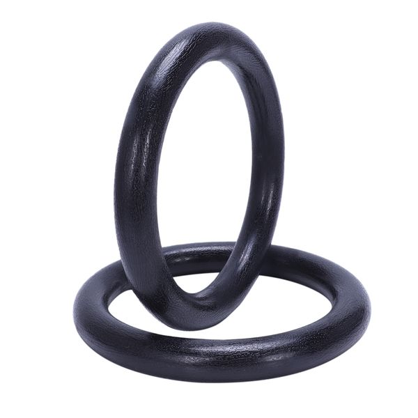 

2 pcs abs plastic 23cm sports fitness gymnastics ring gym sports pull ring household rings fitness equipment