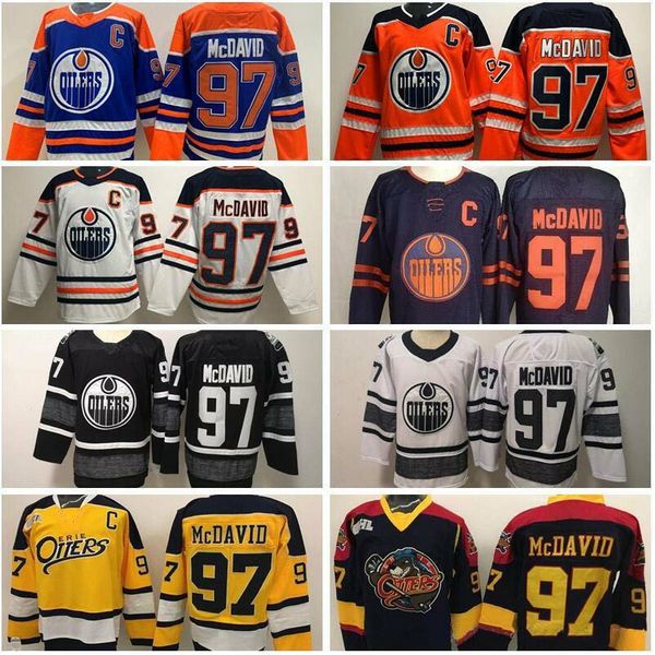

connor mcdavid jersey edmonton oilers wayne gretzky leon draisaitl james neal darnell nurse kings anze kopitar men woman kids, Black;red