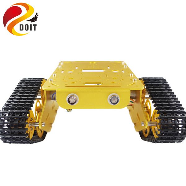 

t300 rc metal robot tank car chassis crawler for arduino tracked caterpillar track chain vehicle platform tractor toy kit
