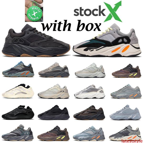 

stock x kanye men women running shoes wave runner utility black inertia hospital carbon blue azael mens trainer fashion sports sneakers