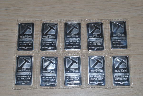 

1 oz silver seal панамериканские слиток серебра 5шт / серия свободная перевозка груза