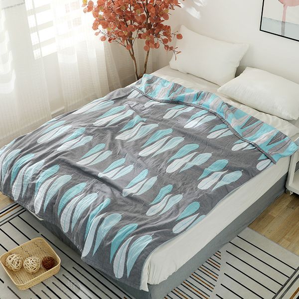 

blankets summer six-layer gauze towel quilt cotton single double cover blanket air conditioning lb62901