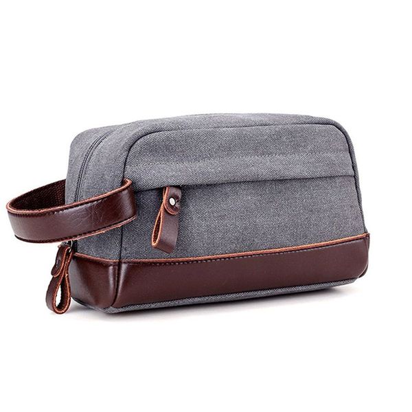

toiletry organizer bag for men canvas dopp kits shaving kit, Red;black