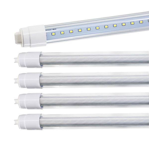 

360 degree t8 t10 t12 7ft 65w r17d ho ba e led outdoor tube for double ided ign 6000k cool white clear cover