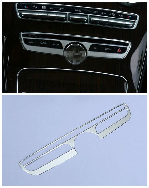 

aluminum console centre switch button cover trim for benz c-class w205 2014-2018