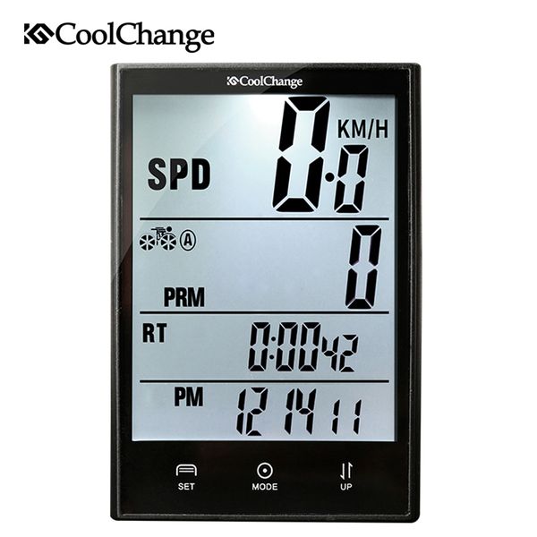 

coolchange bike computer wired wireless waterproof cycling speedometer odometer bicycle 2.7 screen computer measurable satch