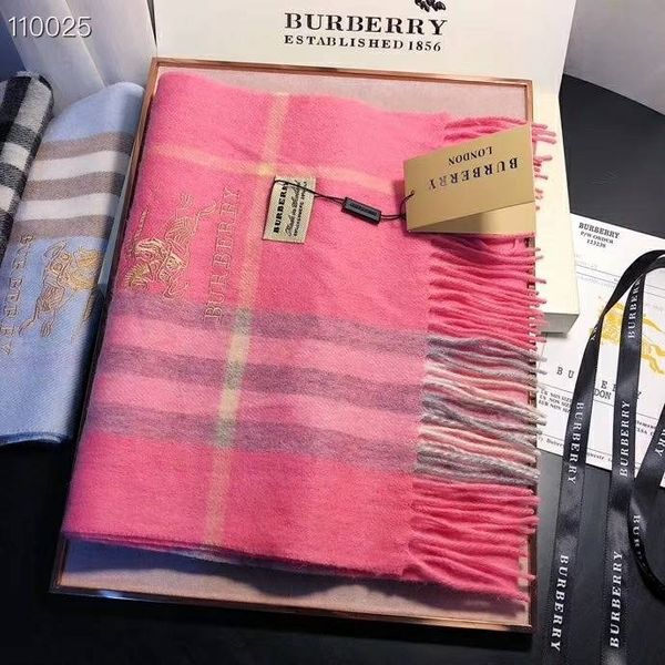 

2019cashmere classic plaid design cashmere scarf fashion thick, Blue;gray