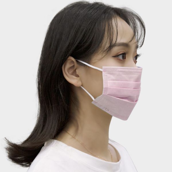 

200pcs 3 ply disposable face mask anti dust haze fog smog outdoor protection