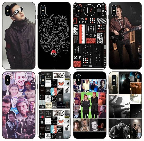 

tongtrade] twenty one pilots коллажи чехол для iphone 11 pro max x xs 6s 5с 5с 5 galaxy s10 край huawei p10 y5 xiaomi max 2 brand new дело