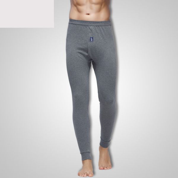 

2019 new men thermal underwear pants winter warm cotton long leggings pants thermal underwear bottoms male underwears, Black;white