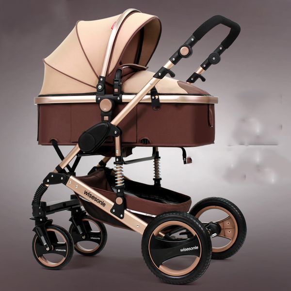 

baby stroller can sit and fold two-way four-wheel absorber baby stroller [it is a cart] [it is also a dining chair