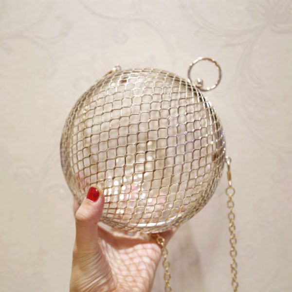 

fashion hollow out gold clutch metal evening clutch bags purses women lady bridal chains shoulder handbags wedding party bag