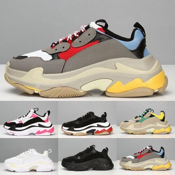 

2019 Paris 17FW Triple-S кроссовки Triple S повседневная роскошь папа обувь дизайнер мужская женская Zapatillas тренеры Chaussures