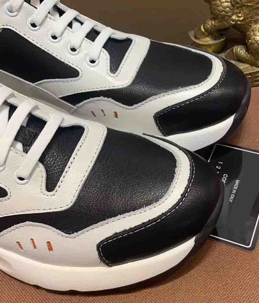 

the latest leisure men shoes cowhide splicing production pig leather inside to create fashion wear resistant super soft outsole ck05a, Black