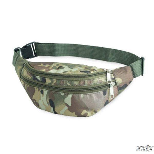 

waterproof nylon sport fanny pack waist bag colored camouflage crossbody purse a69c