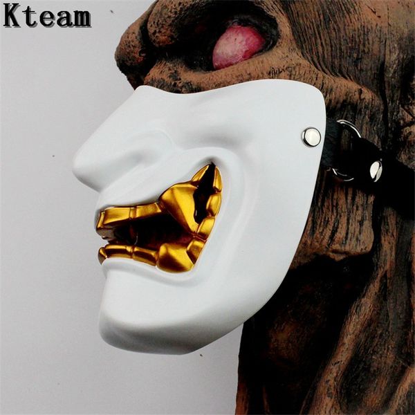 

movie vintage japanese buddhist evil oni noh hannya mask halloween party costume horror ghost face mask half face mask toys