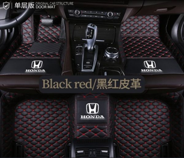 2019 For Honda Civic 2012 2016 Car Floor Mats Front Rear Liner