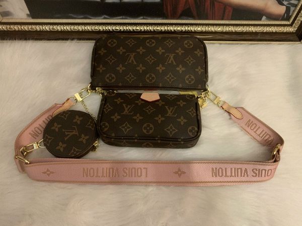 

selling handbag shoulder bags luxury handbag fashion bag handbag wallet phone bags three-piece combination bags shopping