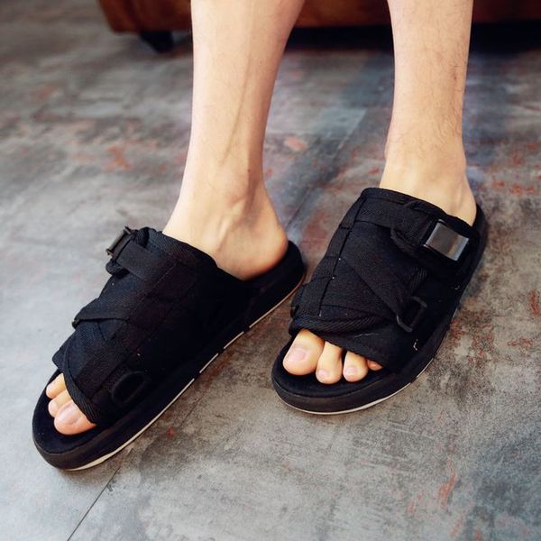 

New Brand Visvim Slippers Fashion Shoes Mans And Women Lovers Casual Shoes Slippers Beach Sandals Outdoor Slippers Hip-hop Street Sandals