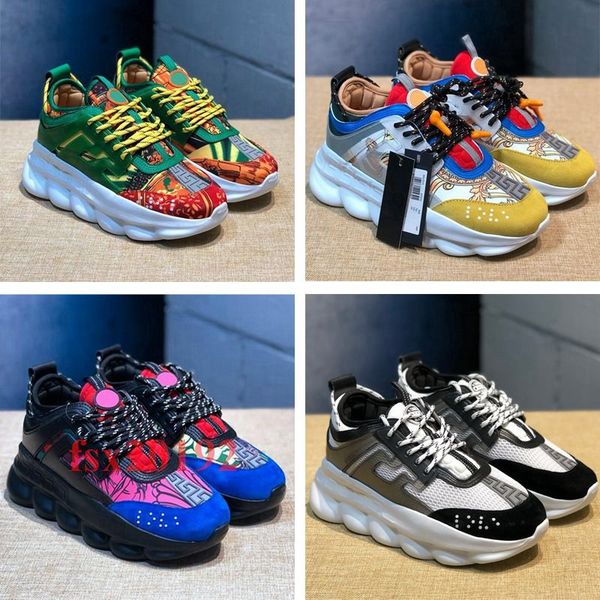 

Chain reaction luxury de igner hoe men women 2019 new fa hion di trict medu a chau ure de homme femme ize 36 45