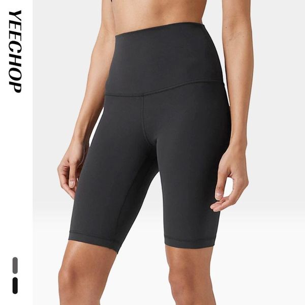 

yoga outfits yeechop seamless gym leggings women tights high waist knee length pant push up fitness leggins sport workout clothing, White;red
