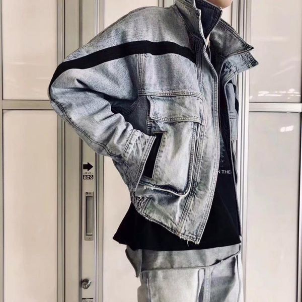 

19fw fog fear of god каѬманнй джиновой кђѬки иний мода пђие поведневна кђѬка stree, Black;brown