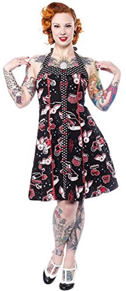 

платье sourpuss kustom kutie с пегги, Black;gray