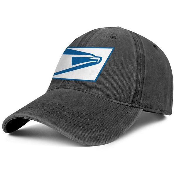 

stylish united states postal service usps blue white denim baseball cap sports custom hats american flag distressed red original, Blue;gray