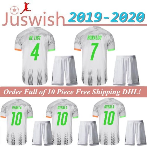 

2019 2020 juventus kit+socks soccer jersey 19 20 juve de ligt dybala higuain ronaldo buffon football jerseys men football shirt, Black