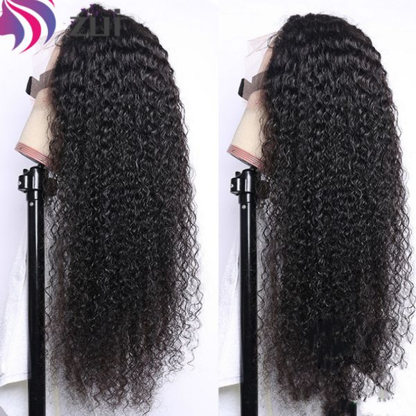 

кудрявый парик человеческих волос remy волос glueless 13x4 фронта шнурка человеческих волос парики для black женщины pre щипковых 150 плотно