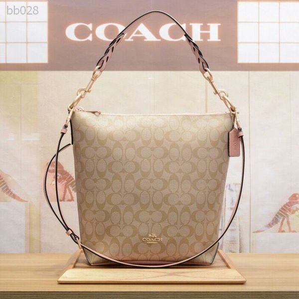 

leisure custom women's bag 2019 new medium presbyopia bucket bag shoulder messenger chain bucket bags handbags