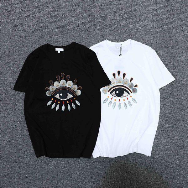 

designer men women t shirt brand black and white short sleeve luxury round neck brand t shirt summer casual fashion women men t shirt, White;black