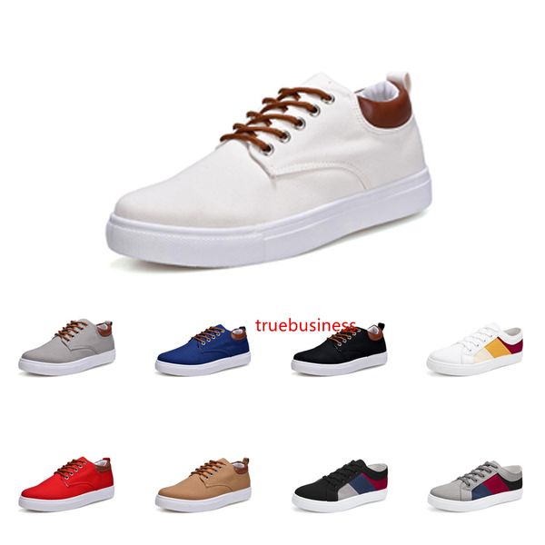 

men shoes no-brand canvas spotrs casual sneakers white black red grey khaki blue fashion new style shoes 206