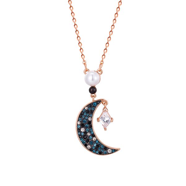 

laurel necklace and necklace chain swa jewelry crystal, Silver