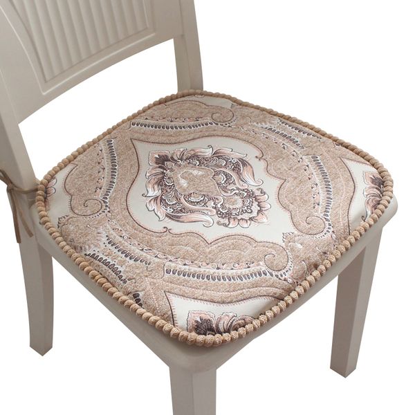 

not shrink table dining chair cushion thickened european fabric decorativos for home non-slip coussins coussin almofada nonshift